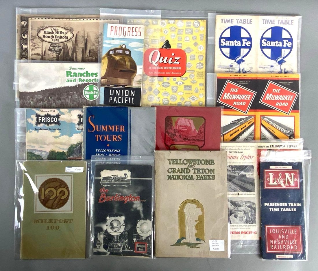 Group of 14 Railroad Ephemera (1 of 3)