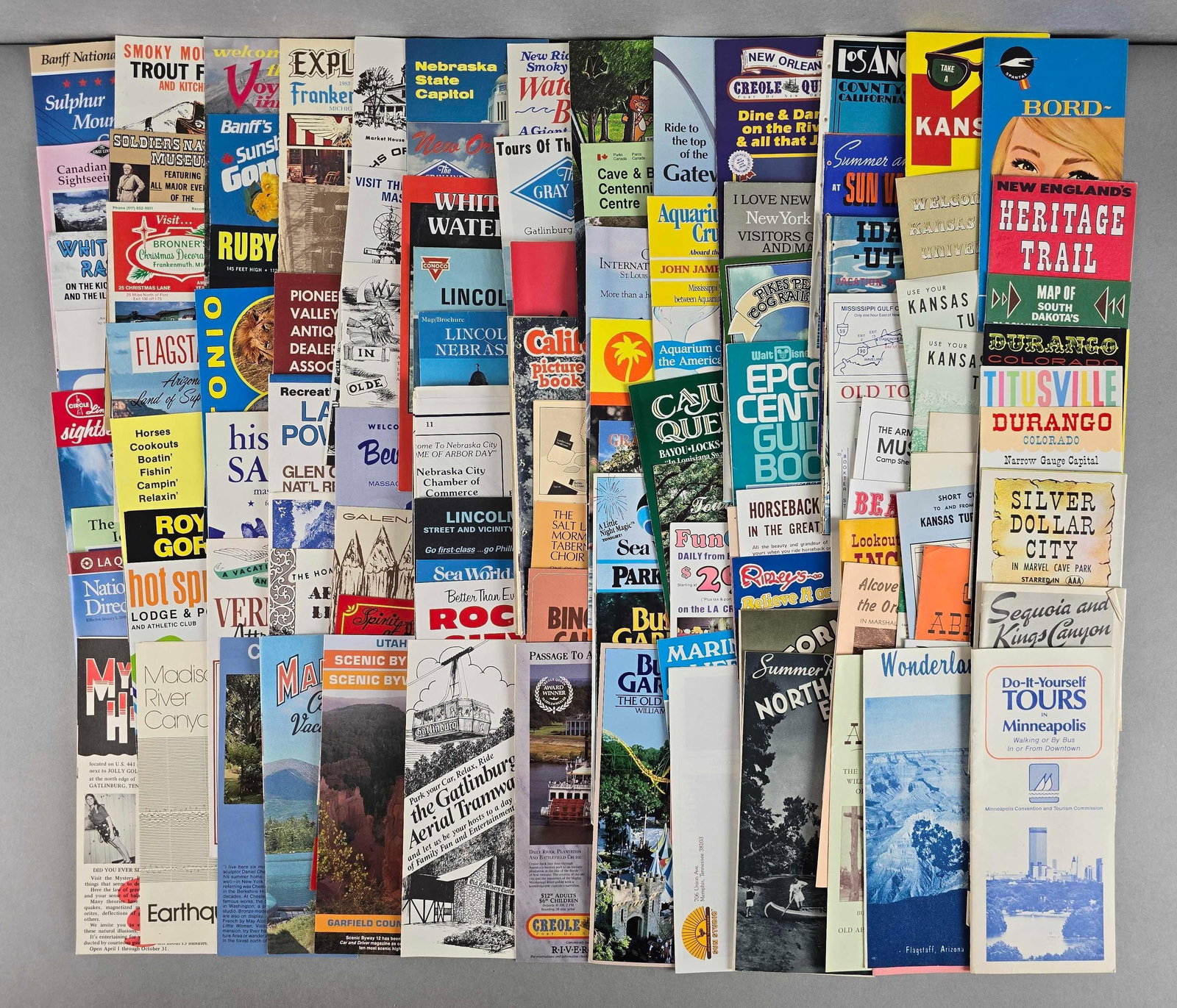 Group of 70+ Travel and Tourist Maps (1 of 3)