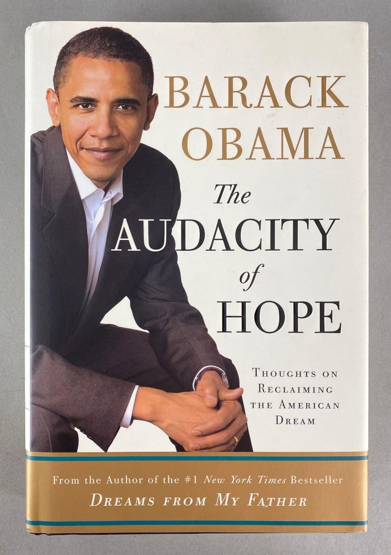 Signed Barack Obama The Audacity of Hope Hardcover Book (1 of 8)