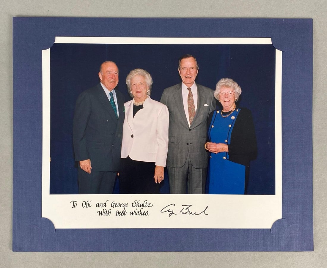 President George Bush Sr. Signed Photograph (1 of 3)