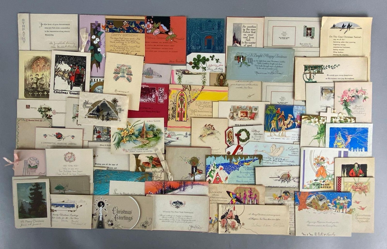 Group of 50+ Vintage Greeting Cards and More (1 of 3)