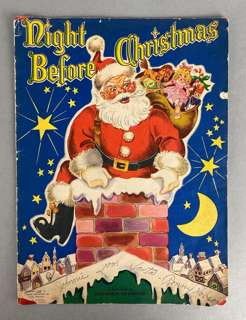 1947 Hilda Miloche and Wilma Kane Night Before Christmas Childrens Book (1 of 7)