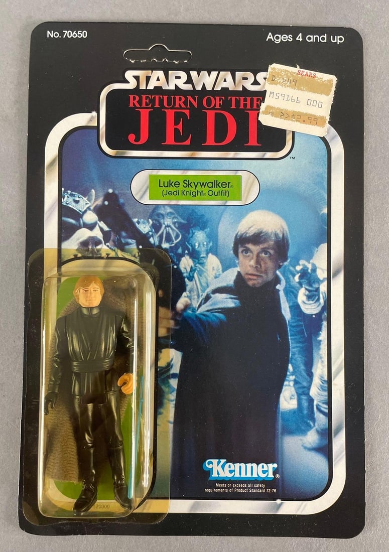 Rare Kenner Star Wars Return of the Jedi Luke Skywalker Blue Light Saber Variant (1 of 4)