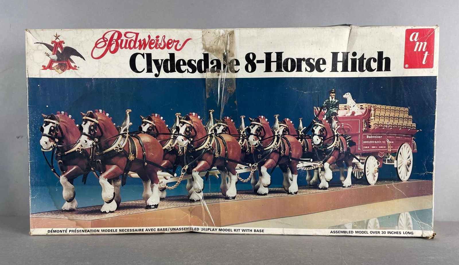 AMT Budweiser Clydesdale 8 Horse Hitch Advertising Model Kit (1 of 4)