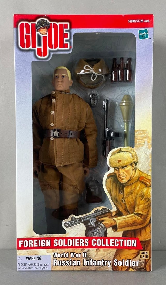 Hasbro G.I. Joe WW2 Russian Infantry Soldier Action Figure: Foreign soldiers collection 12 inch, original packaging