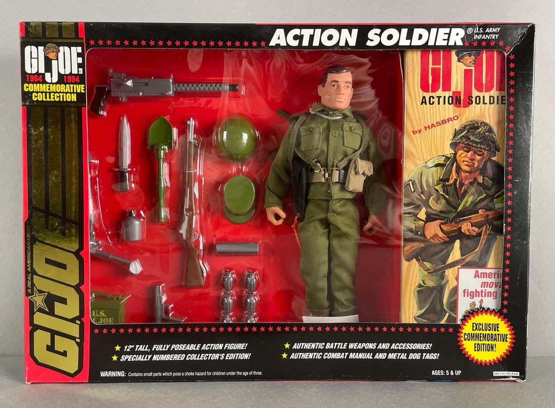 Hasbro G.I. Joe Commemorative Collection Action Figure: Action Soldier, original packaging