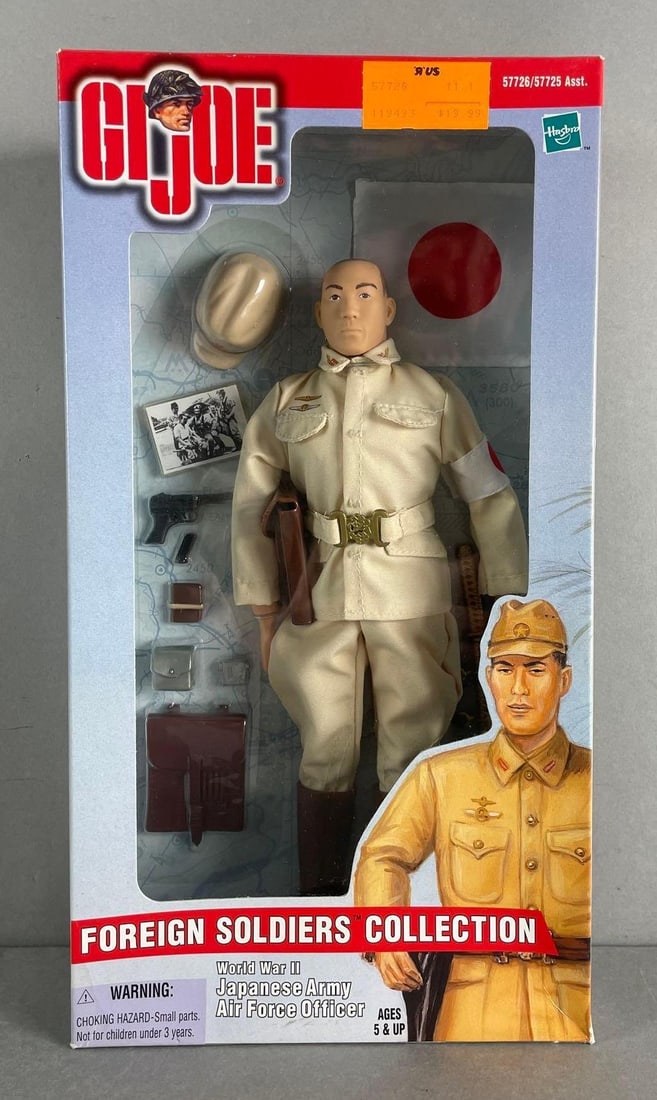 Hasbro G.I. Joe WW2 Japanese Army Air Force Officer Action Figure: Foreign soldiers collection, original packaging
