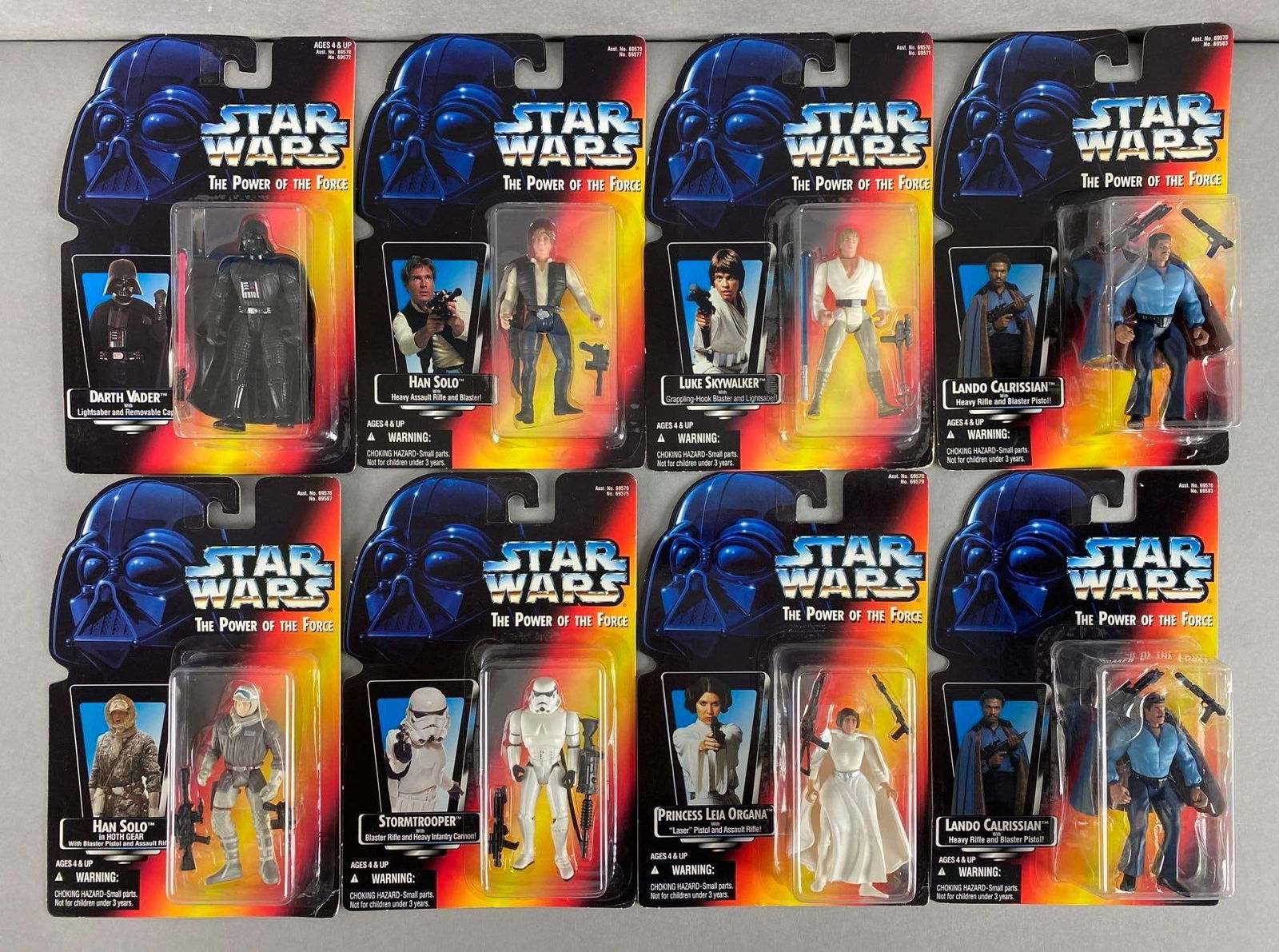 Group of 8 Kenner Star Wars The Power of Force Figures (1 of 4)