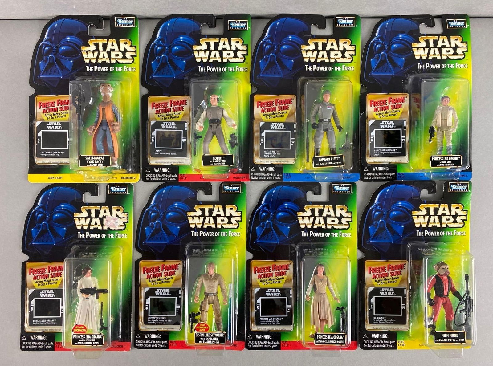 Group of 8 Kenner Star Wars The Power of the Force Figures (1 of 3)