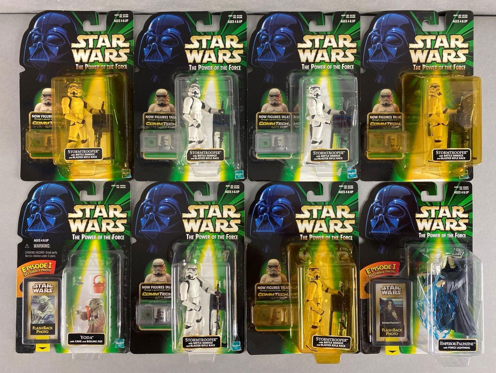 Group of 8 Kenner Star Wars The Power of the Force Figures (1 of 3)