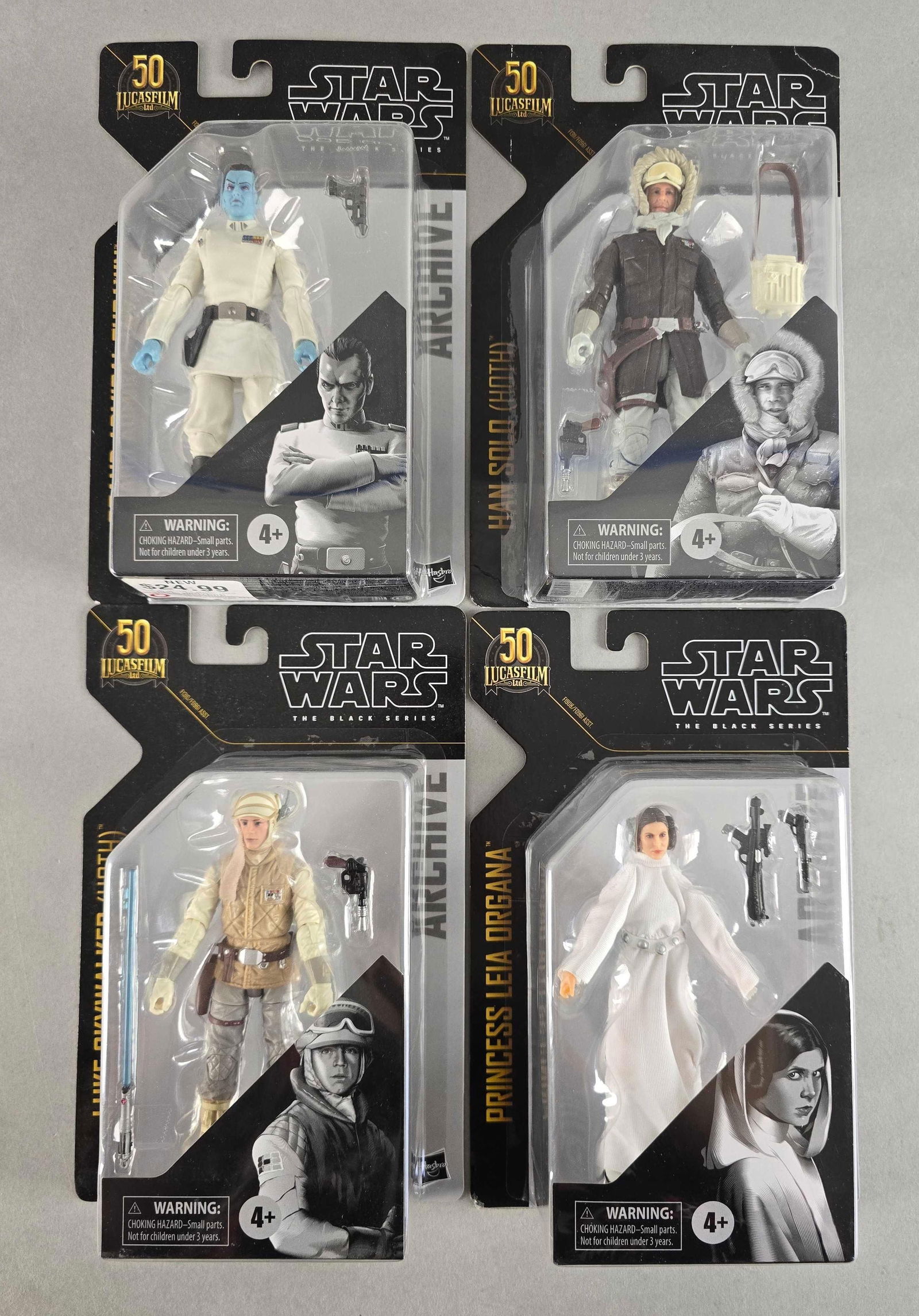 Group of 4 Hasbro Star Wars The Black Series Figures (1 of 2)
