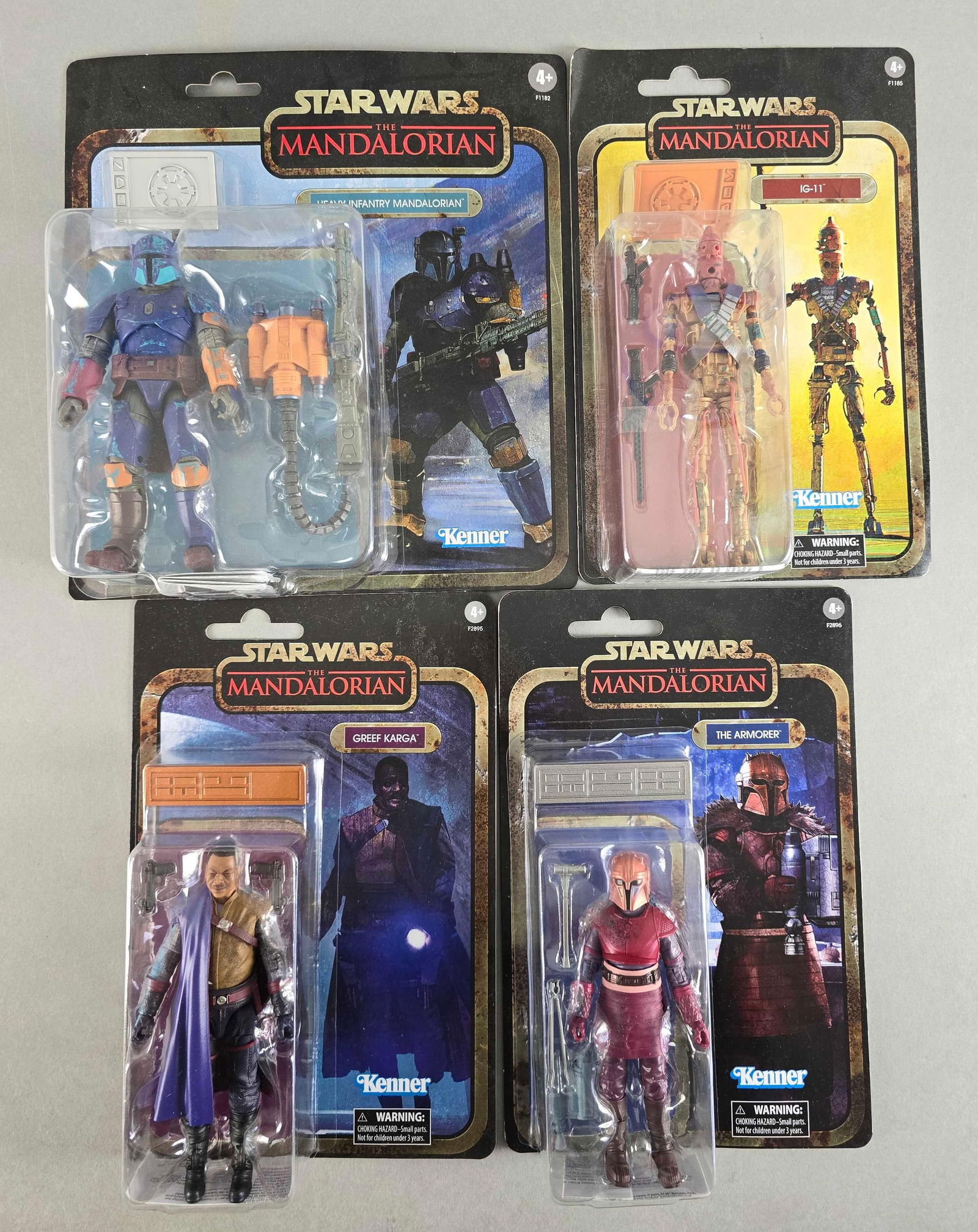 Group of 4 Kenner Star Wars The Mandalorian Figures (1 of 2)