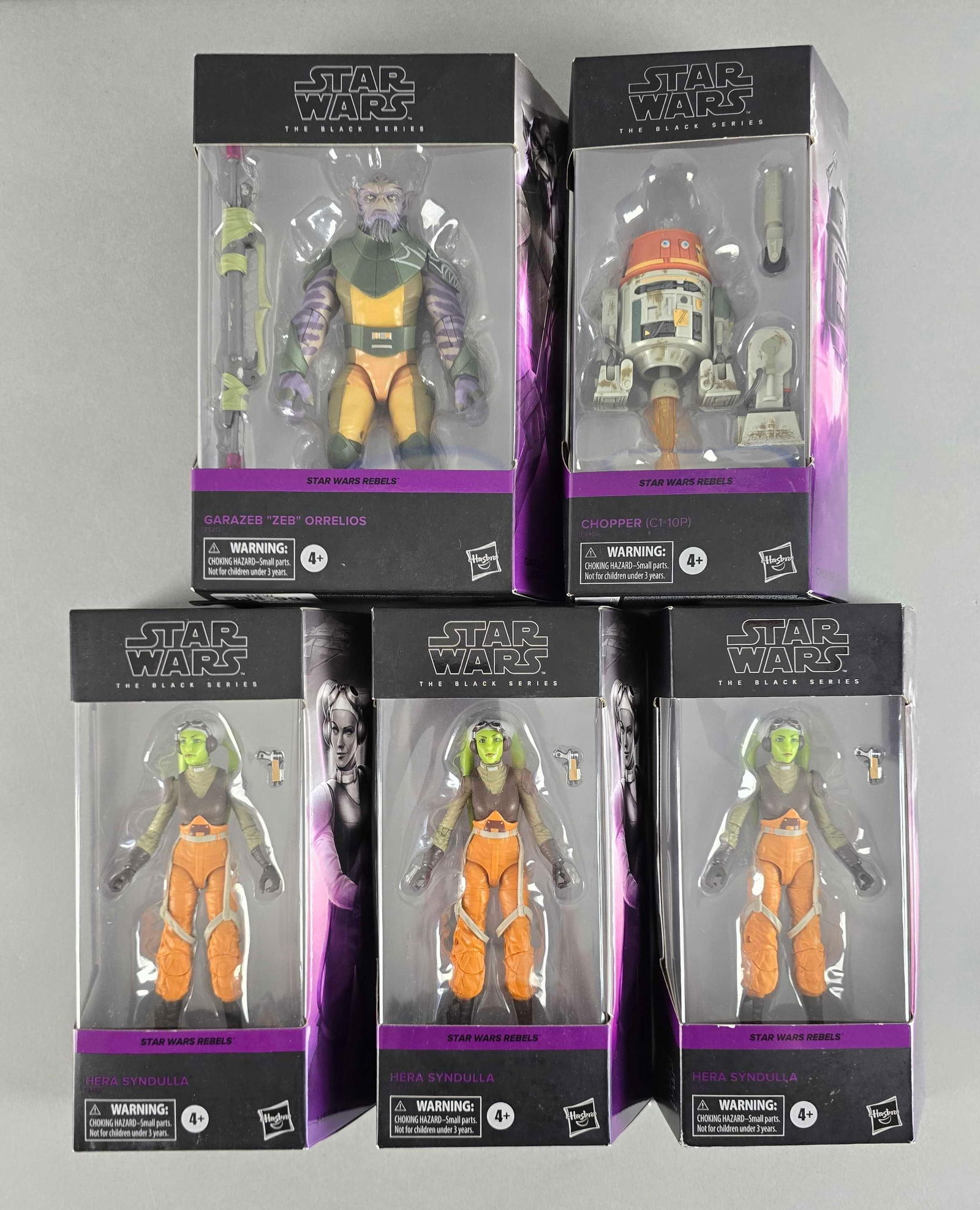 Group of 5 Hasbro Star Wars Rebels Figures (1 of 2)