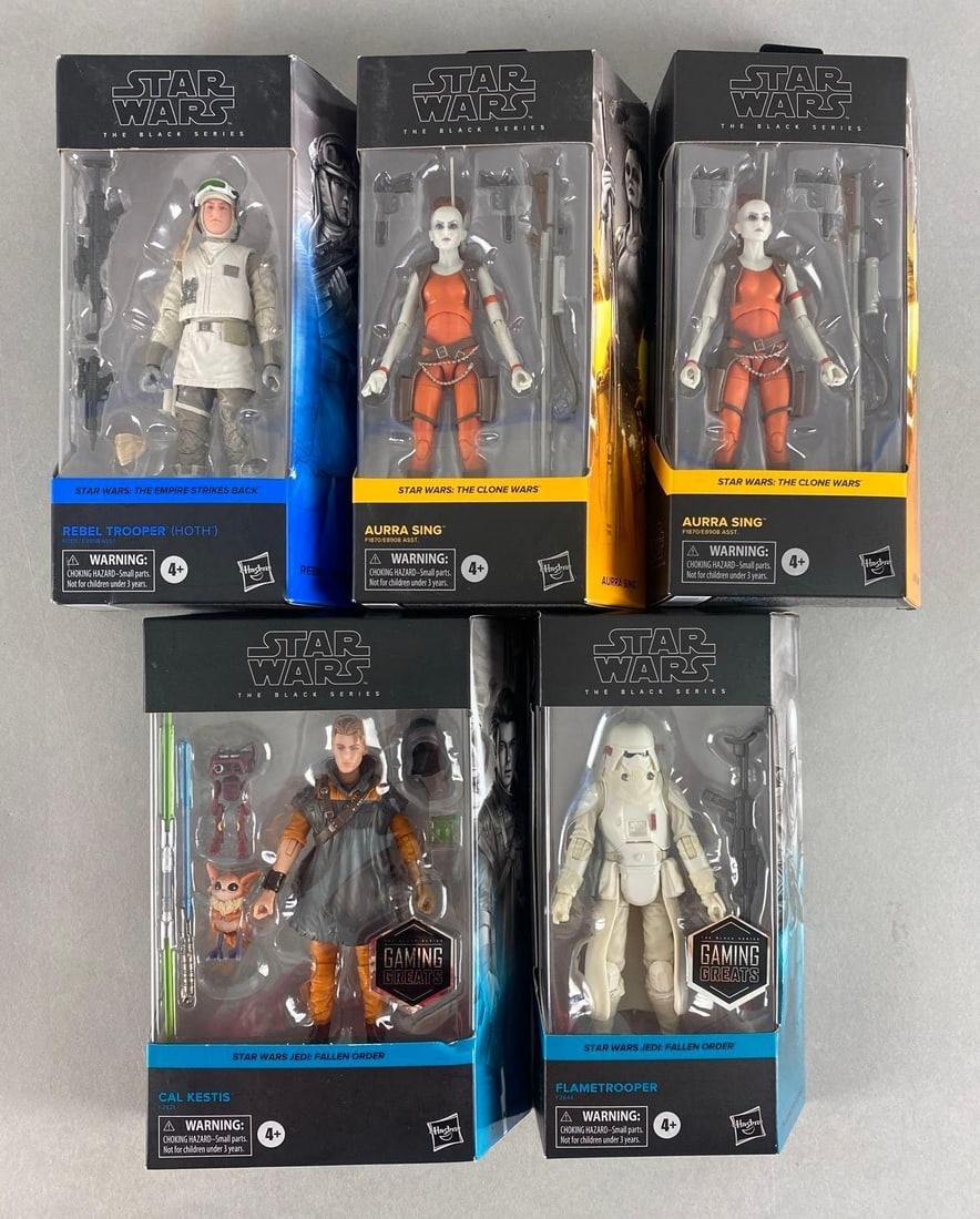 Group of 5 Hasbro Star Wars The Black Series Figures (1 of 2)