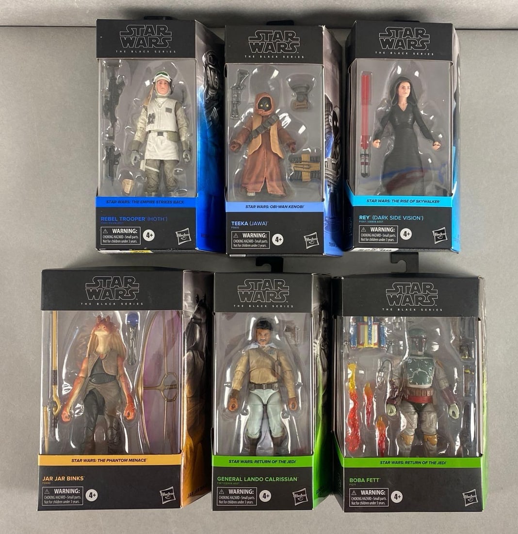 Group of 5 Hasbro Star Wars The Black Series Figures (1 of 2)
