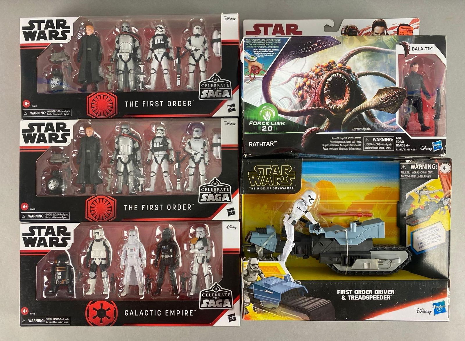 Group of 5 Hasbro Star Wars Assorted Figures and Toys (1 of 2)