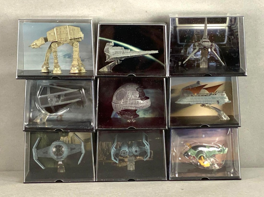 Group of 9 Assorted Star Wars Die-Cast Iconic Vehicles (1 of 3)