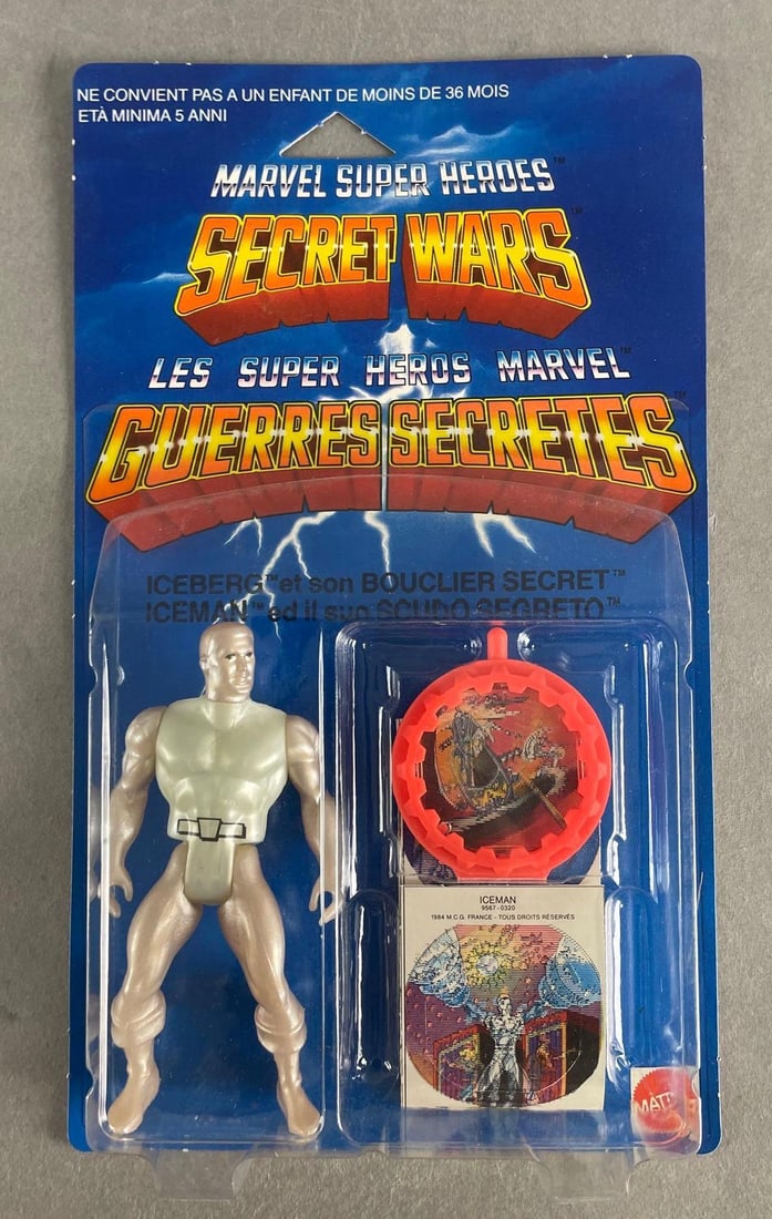 Mattel Marvel Super Heroes Secret Wars Ice Man Action Figure (1 of 6)