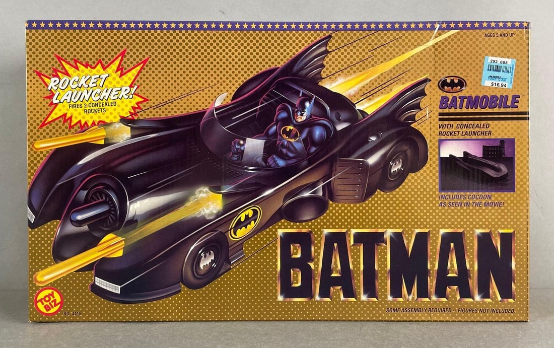 1989 Toy Biz Batman Batmobile Vehicle (1 of 6)