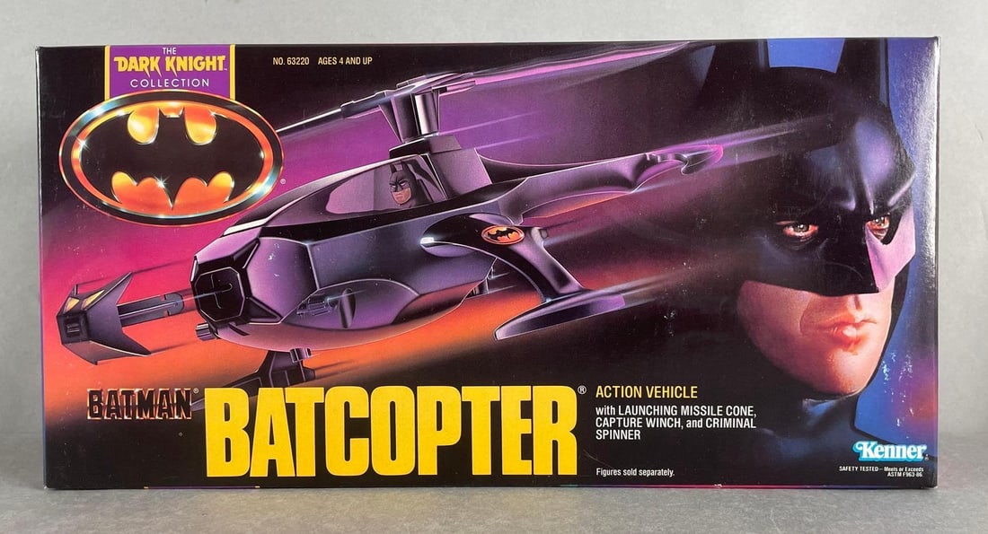 1990 Kenner Dark Knight Collection Batman Batcopter (1 of 6)