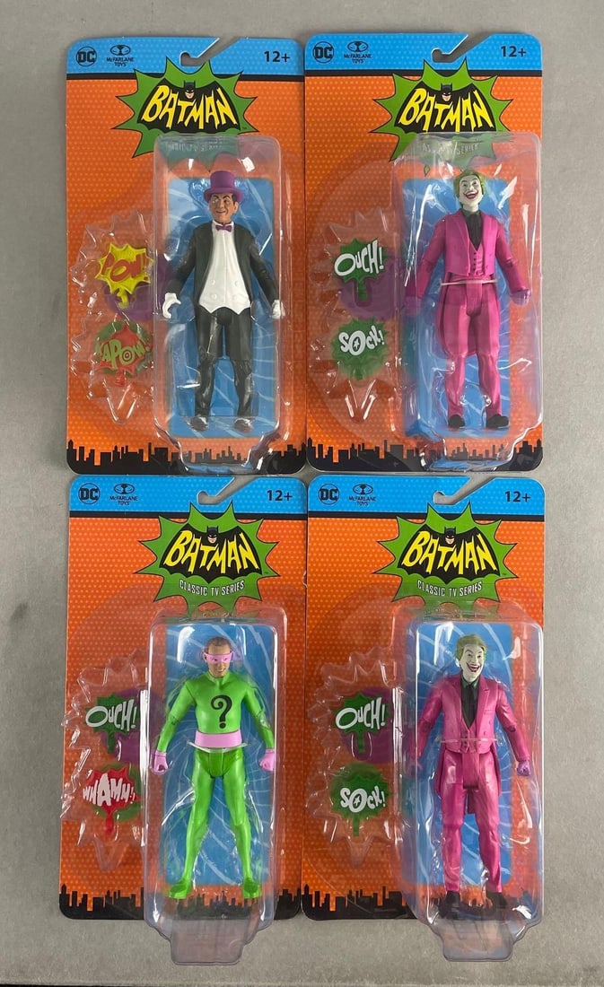 Group of 5 McFarlane Toys Batman Classic TV Series Villain Action Figures (1 of 4)