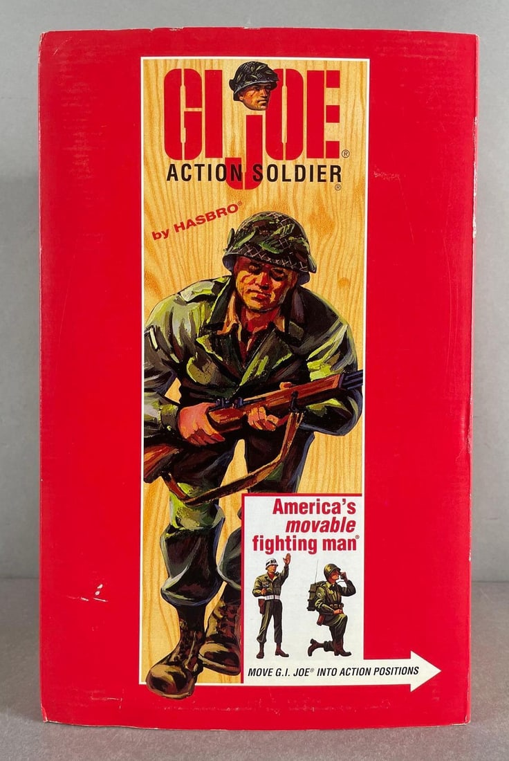 Hasbro G.I. Joe Action Soldier Statue: Sealed in original packaging, measures 13 1/4 x 8 1/2 x 8 1/2 inches