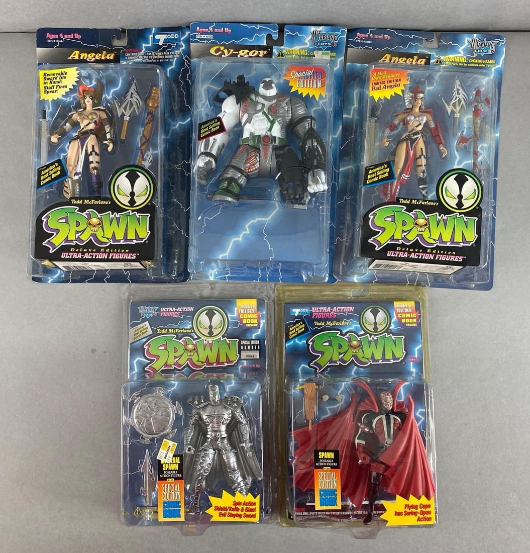 Group of 5 Todd McFarlane Toys Spawn Action Figures (1 of 2)