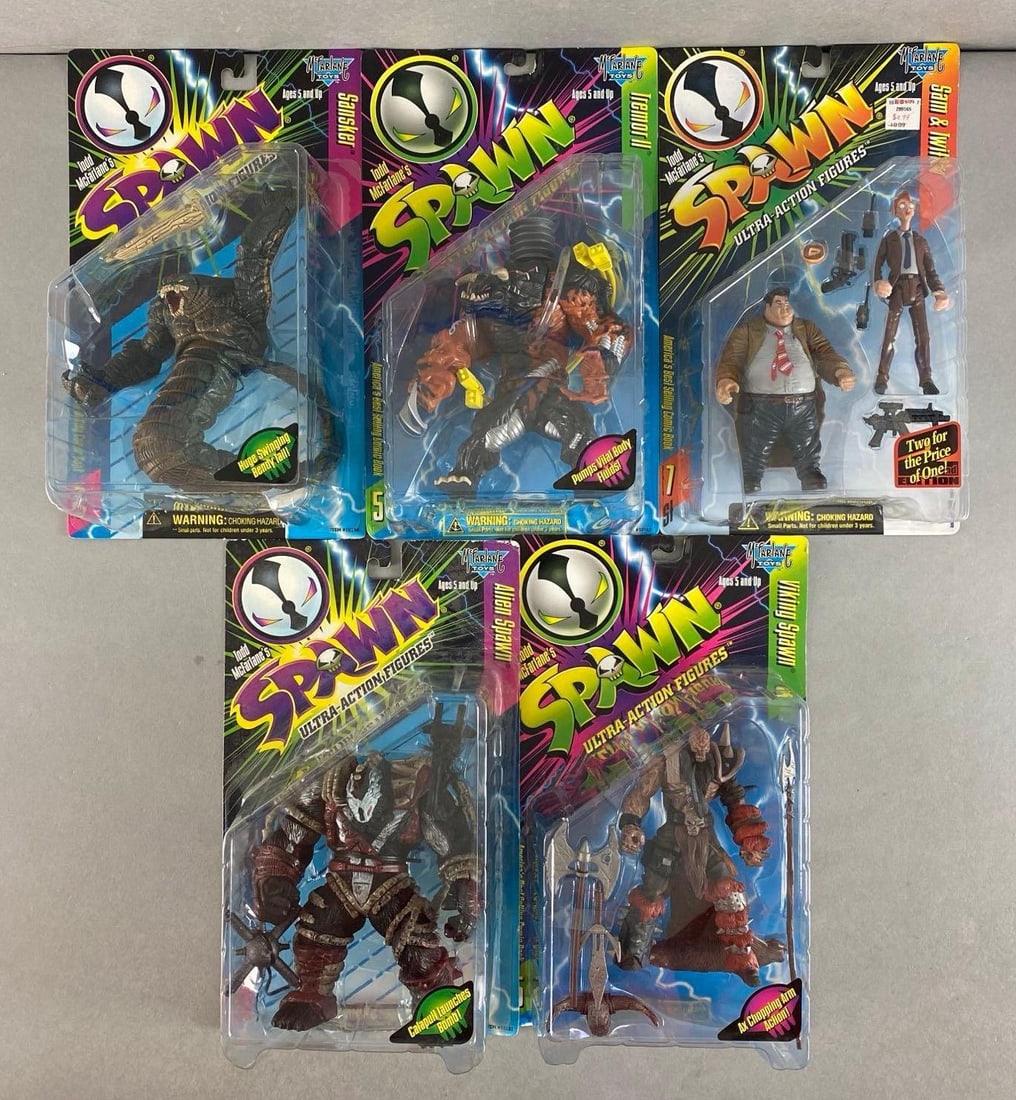 Group of 5 McFarlane Toys Spawn Action Figures (1 of 2)