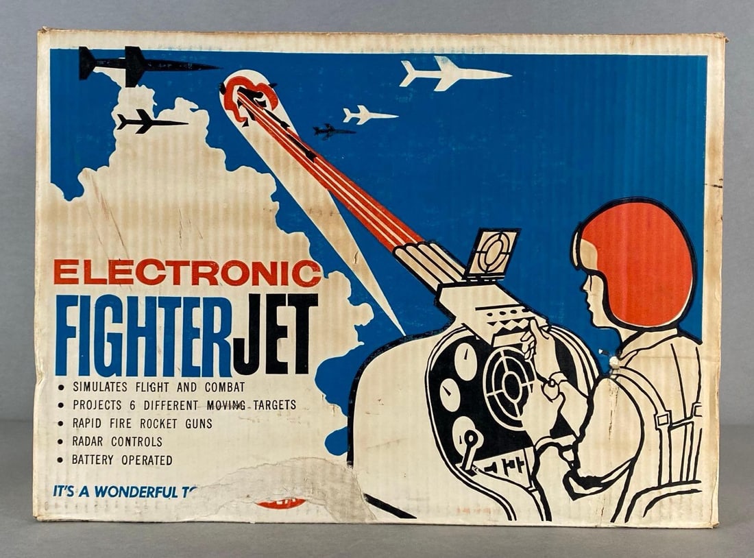 1959 Ideal Battery-Operated Electronic Fighter Jet (1 of 7)