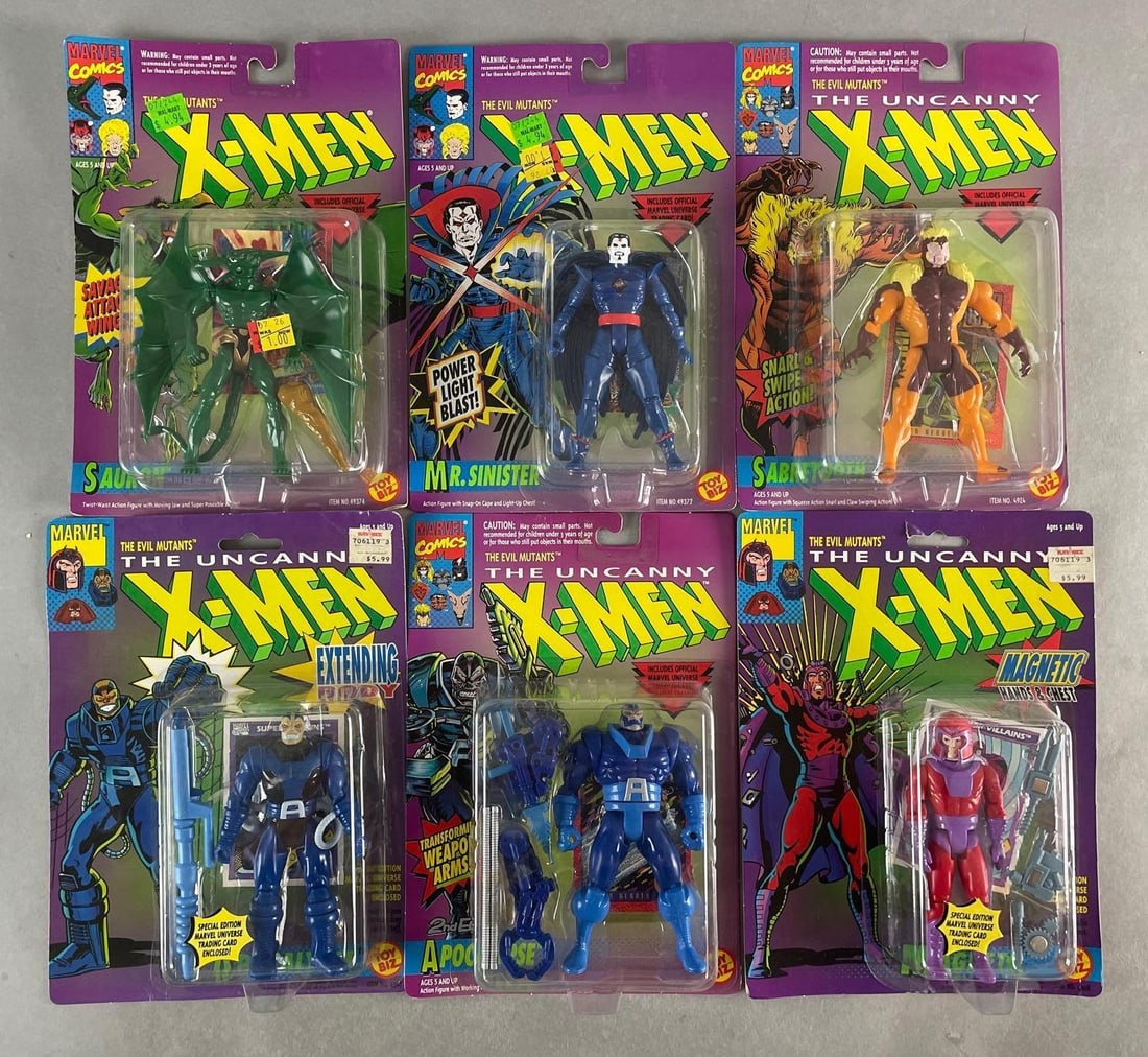 Group of 6 Toy Biz Marvel X-Men Action Figures (1 of 2)