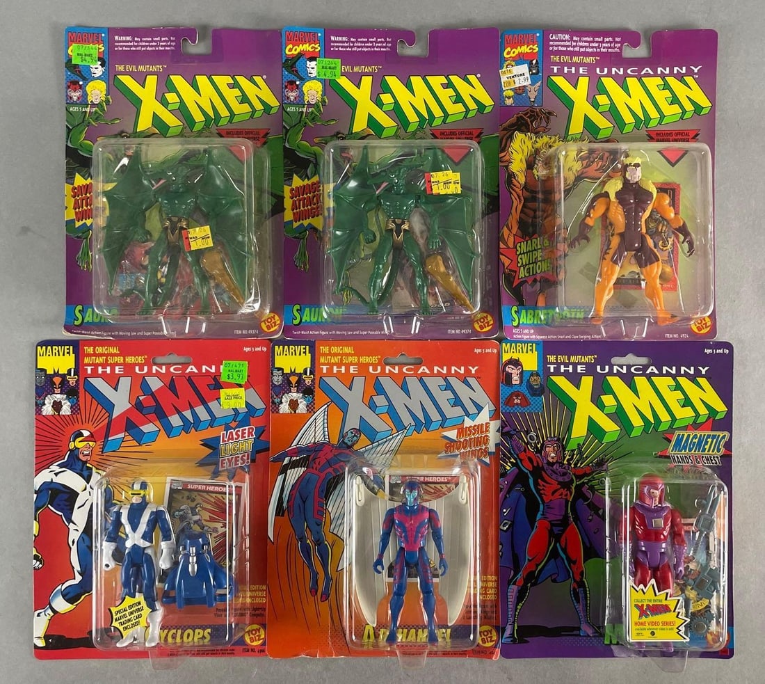 Group of 6 Toy Biz Marvel X-Men Action Figures (1 of 2)