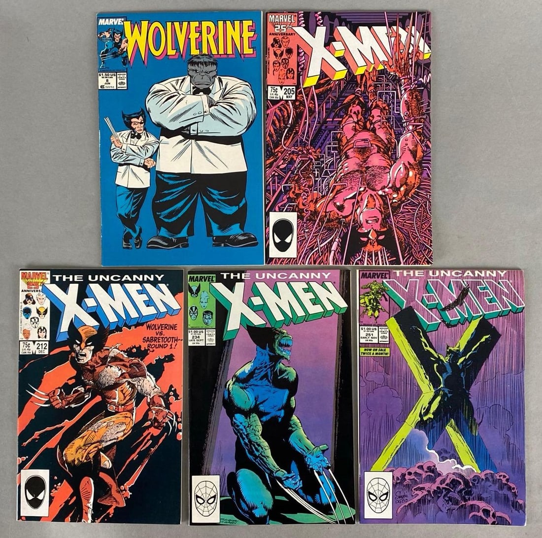 Group of 5 Marvel X-Men Comic Books (1 of 4)