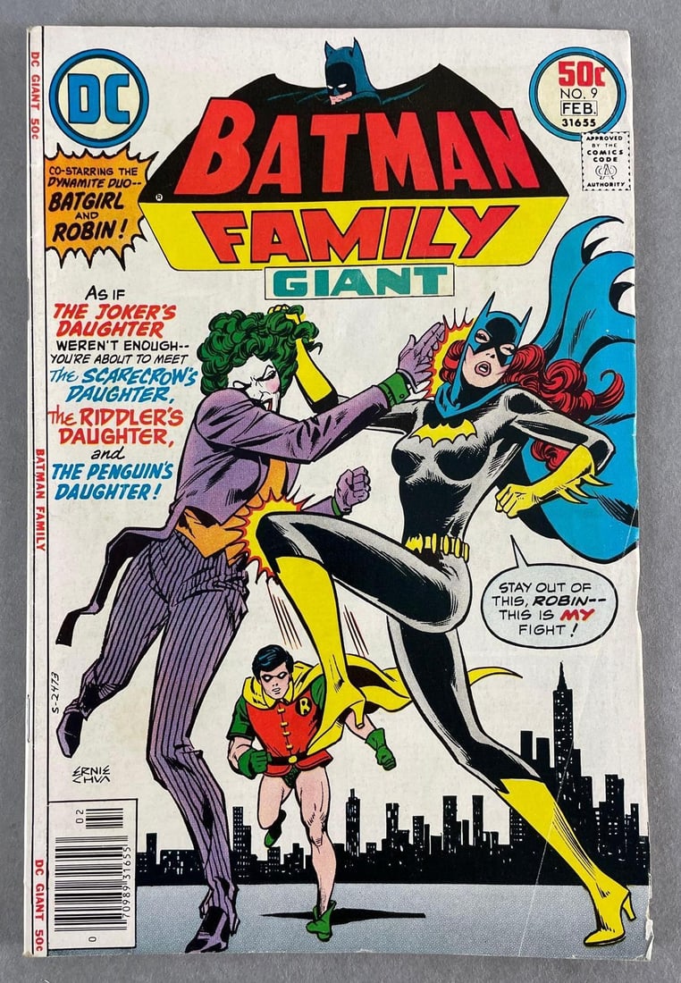 DC Comics The Batman Family No. 9: February 1977, bronze era, $.50, bagged and boarded
