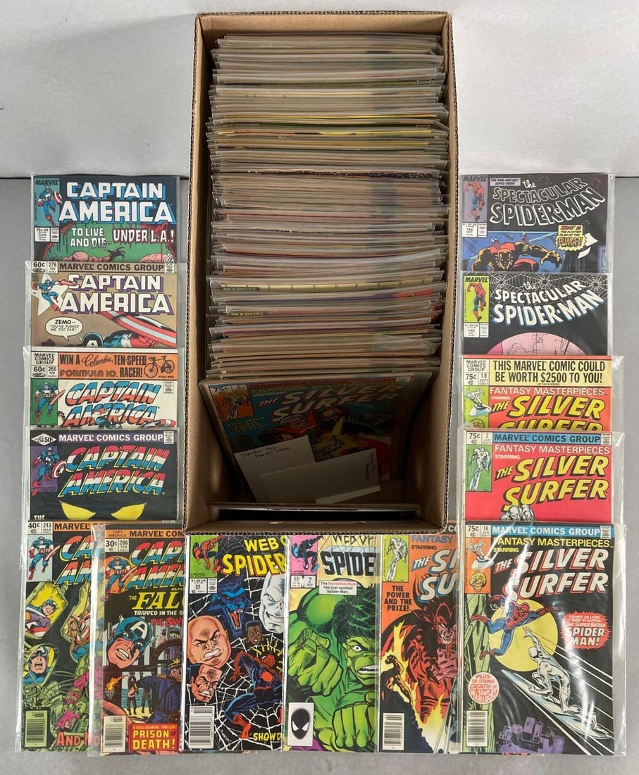 Short Box of 120+ Marvel Comic Books (1 of 3)