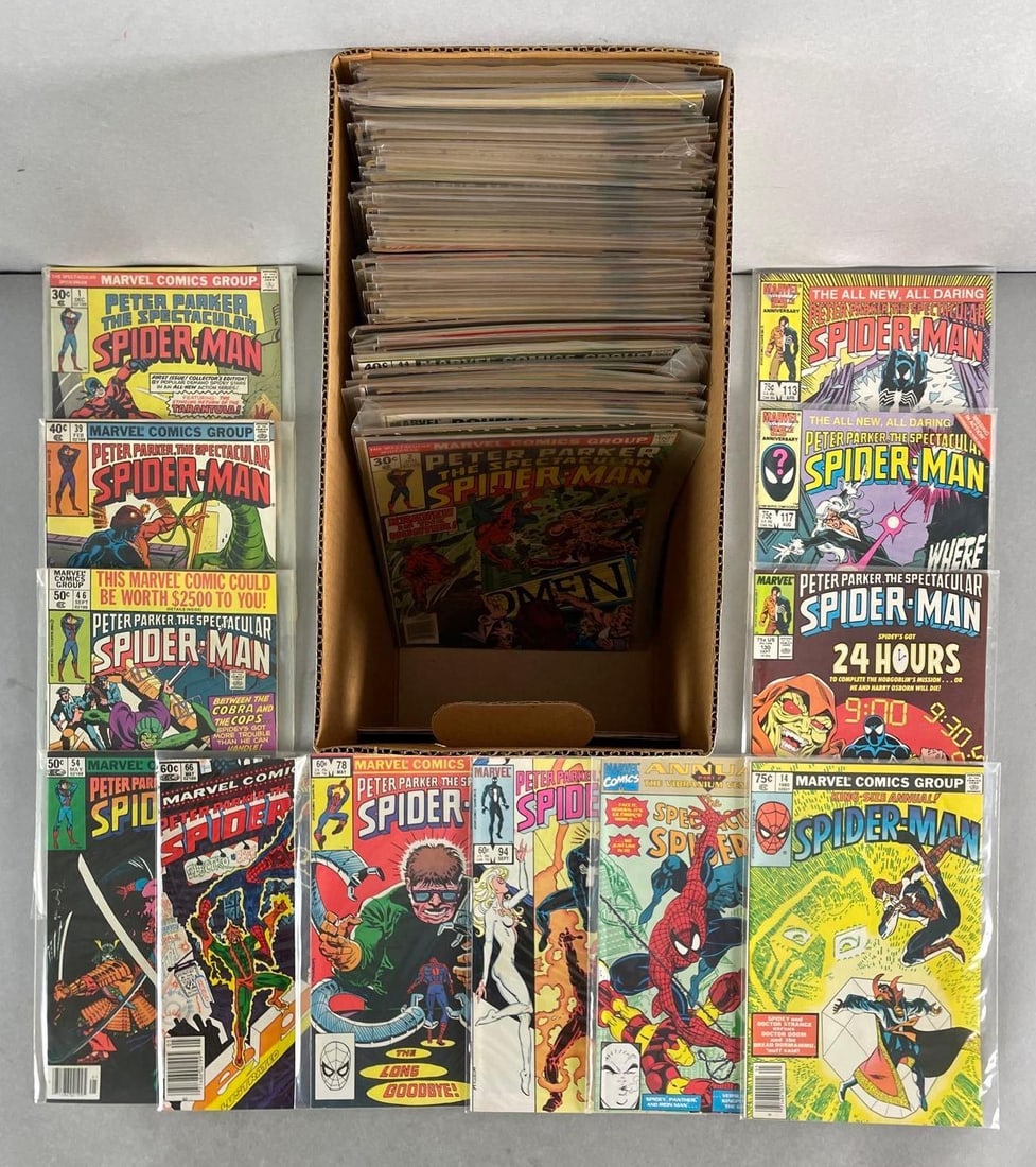 Short Box of 80+ Marvel Spider-Man Comic Books (1 of 3)