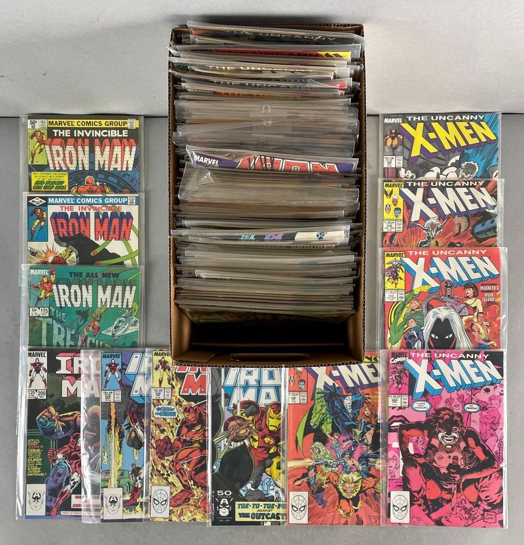Short Box of 120+ Marvel Comic Books (1 of 3)
