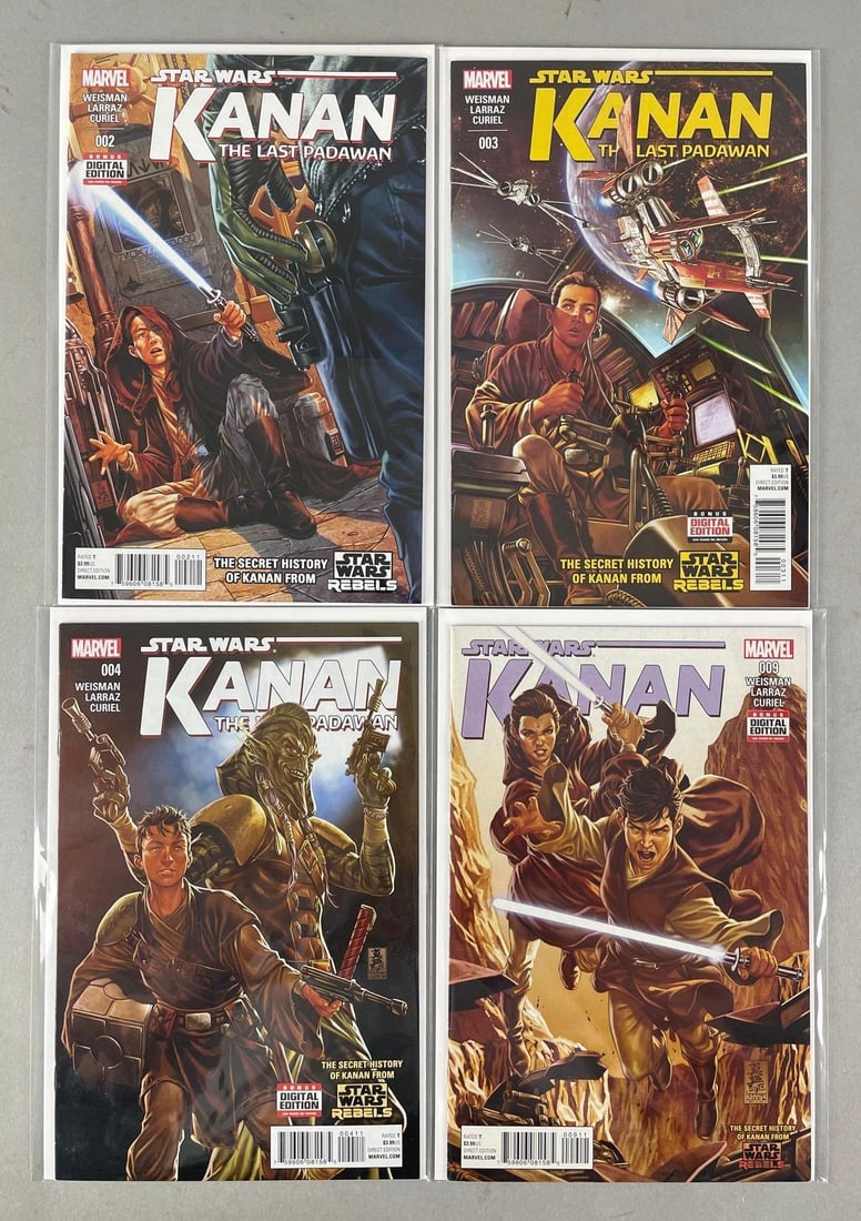 Group of 4 Marvel Star Wars Kanan the last Padawan Comic Books (1 of 3)