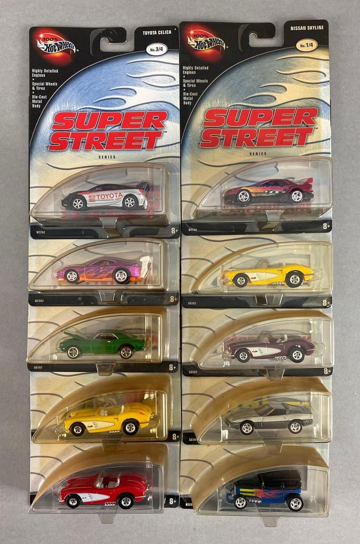 Group of 10 Mattel Hot Wheels Die-Cast Cars (1 of 2)