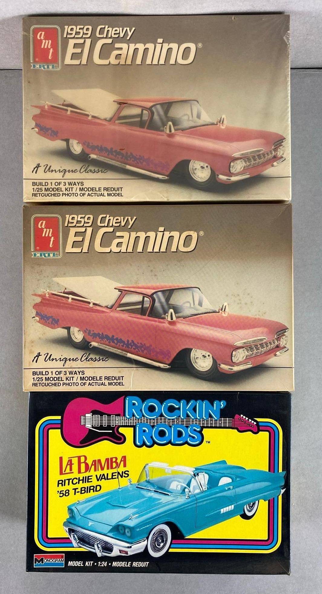 Group of 3 1950s Car Plastic Model Kits (1 of 4)