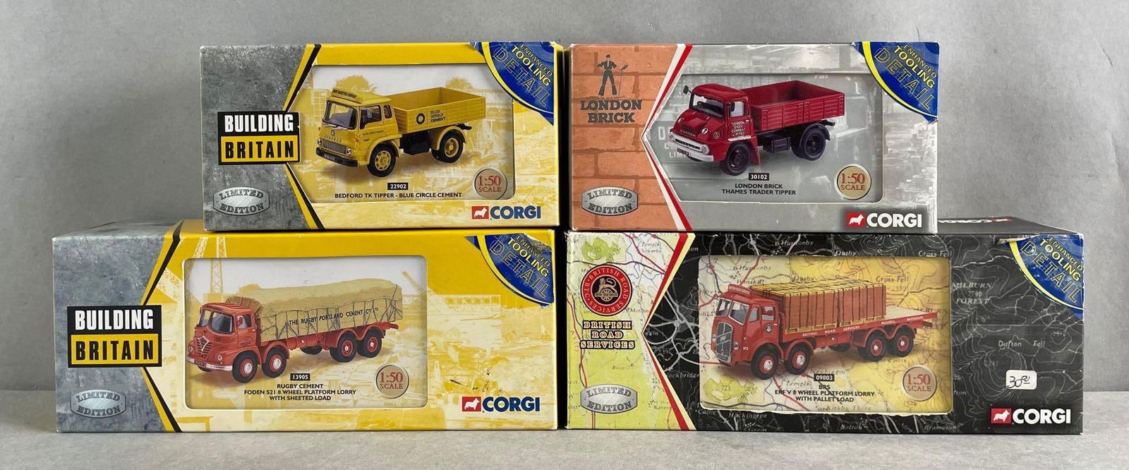 Group of 4 Corgi Die-Cast Truck and Trailers (1 of 3)