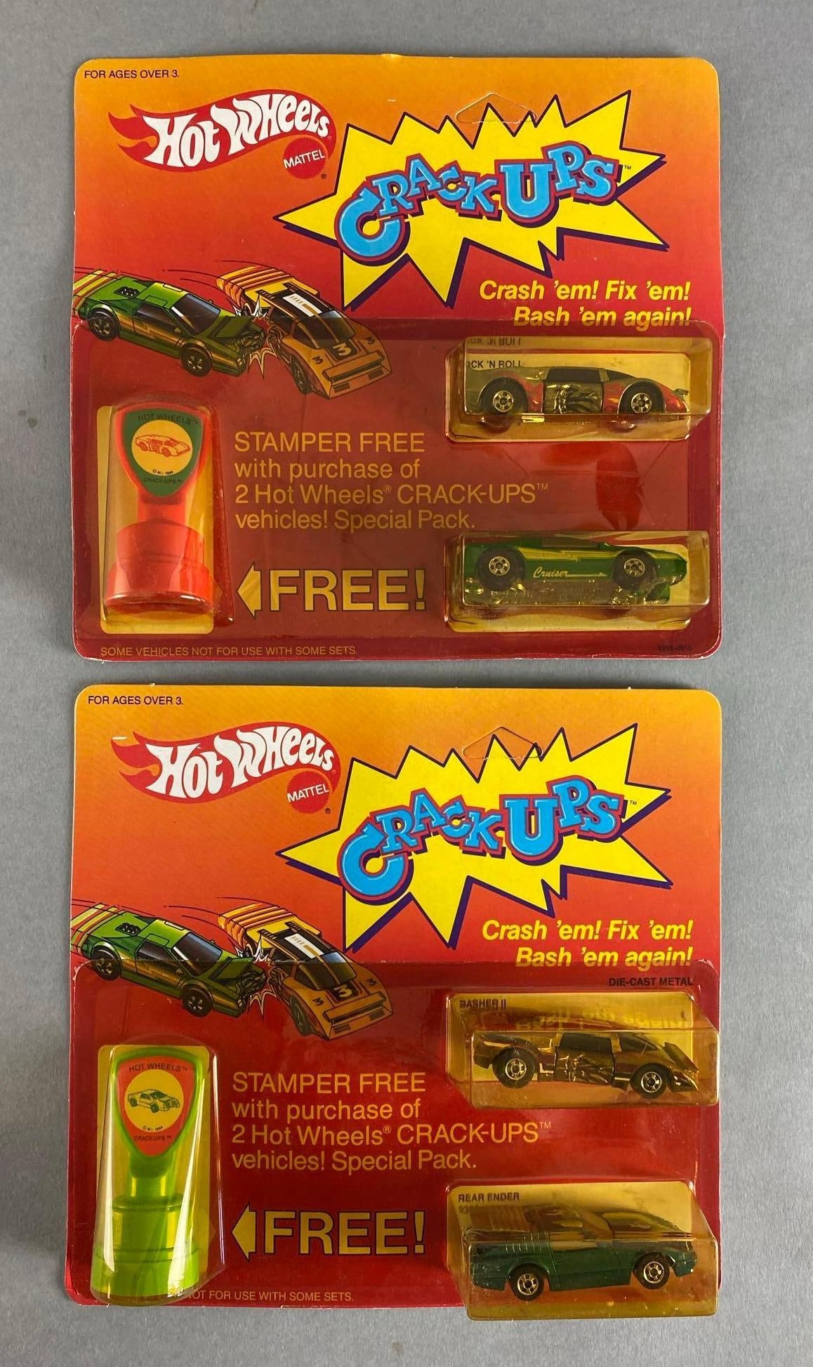Group of 2 Mattel Hot Wheels Crack Ups Gift Packs (1 of 2)