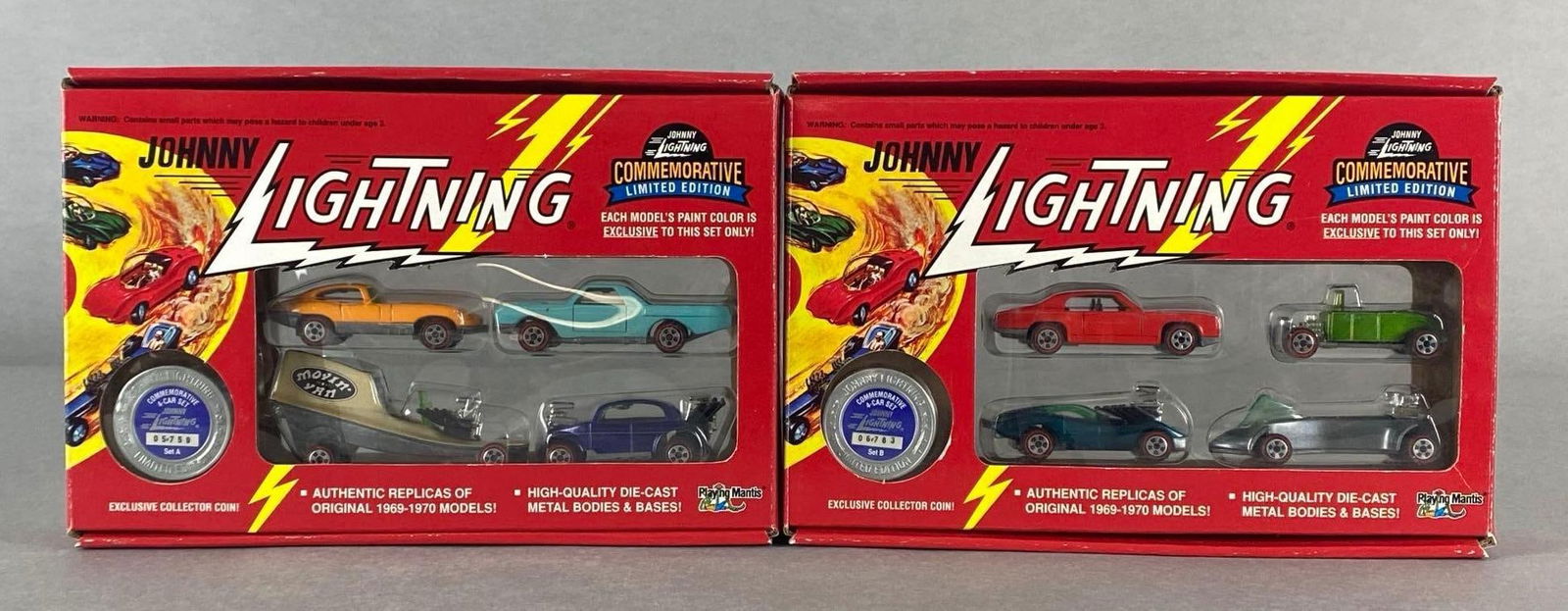 Group of 2 Johnny Lightning Commemorative Limited Edition Die-Cast Vehicle Sets (1 of 4)