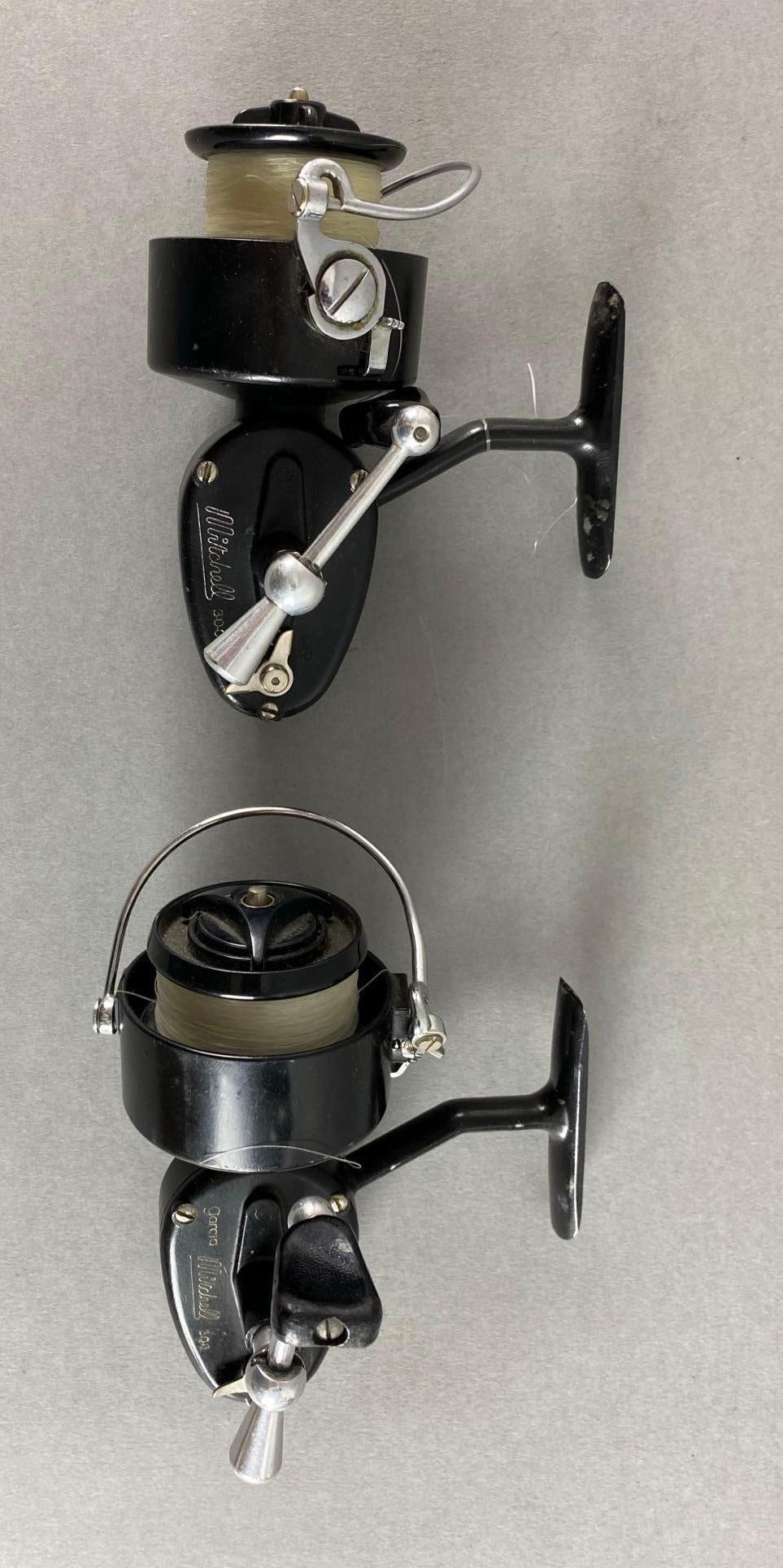 Group of 2 Garcia Mitchell 300 Fishing Open Face Reels (1 of 2)