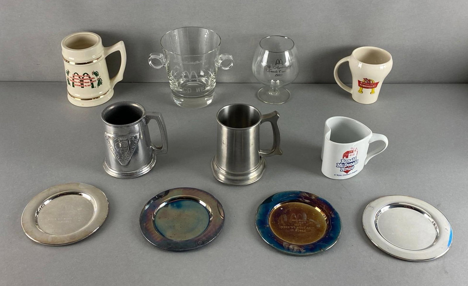 Group of 11 McDonalds Commemorative Mugs, Glasses and Plates (1 of 3)