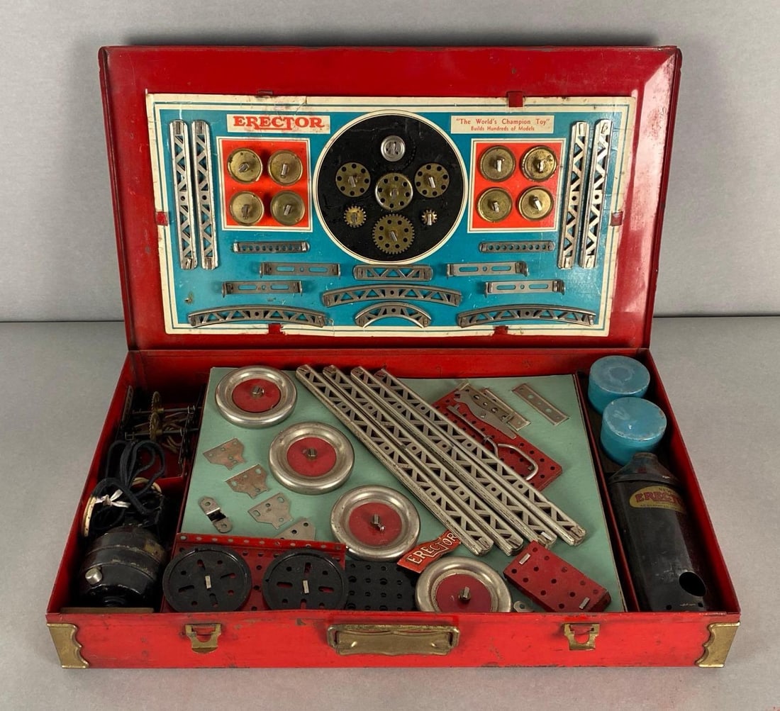 A.C. Gilbert Erector Set in Metal Case (1 of 6)