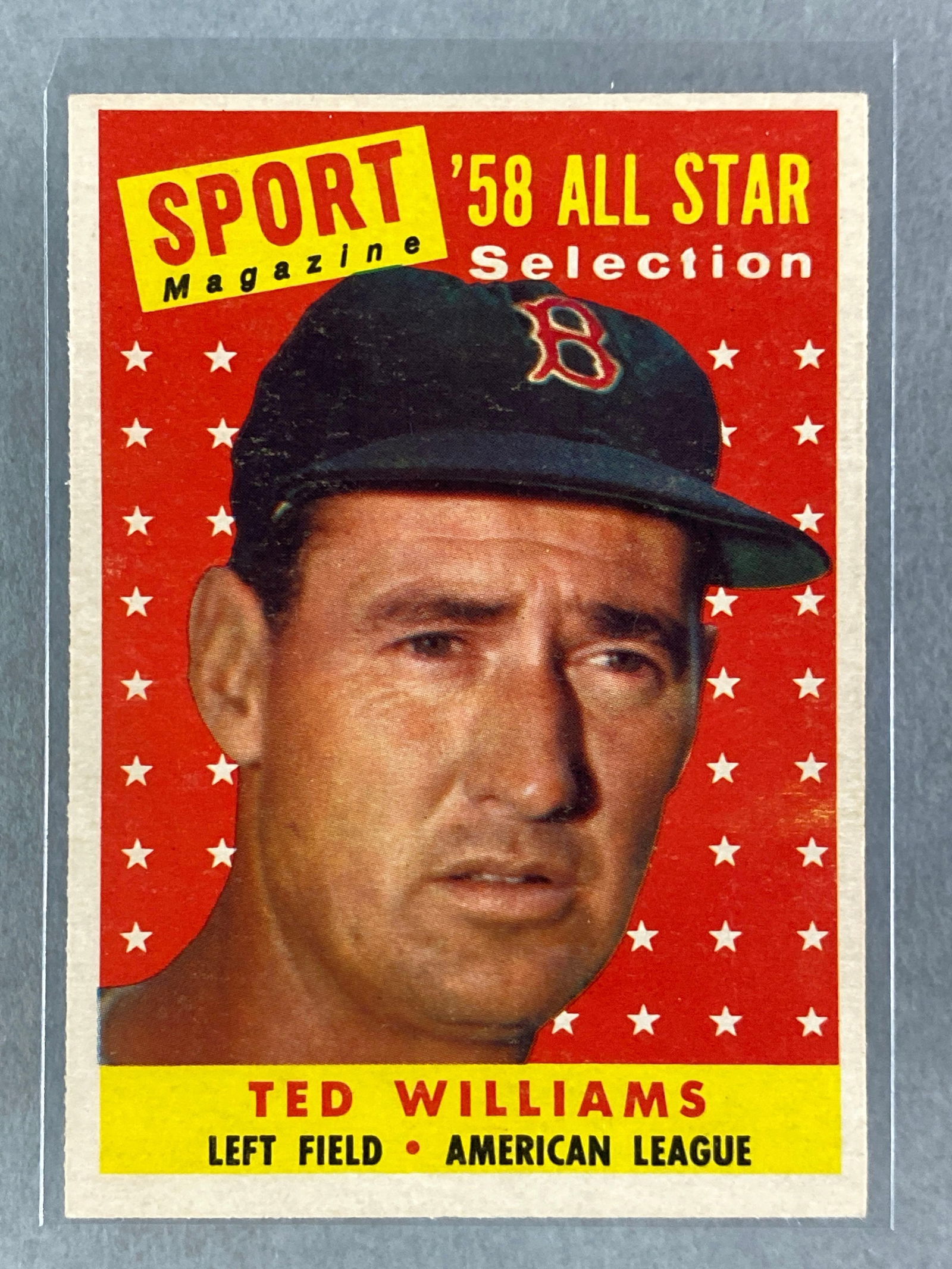 1958 Topps Ted Williams All-Star #485 (1 of 2)