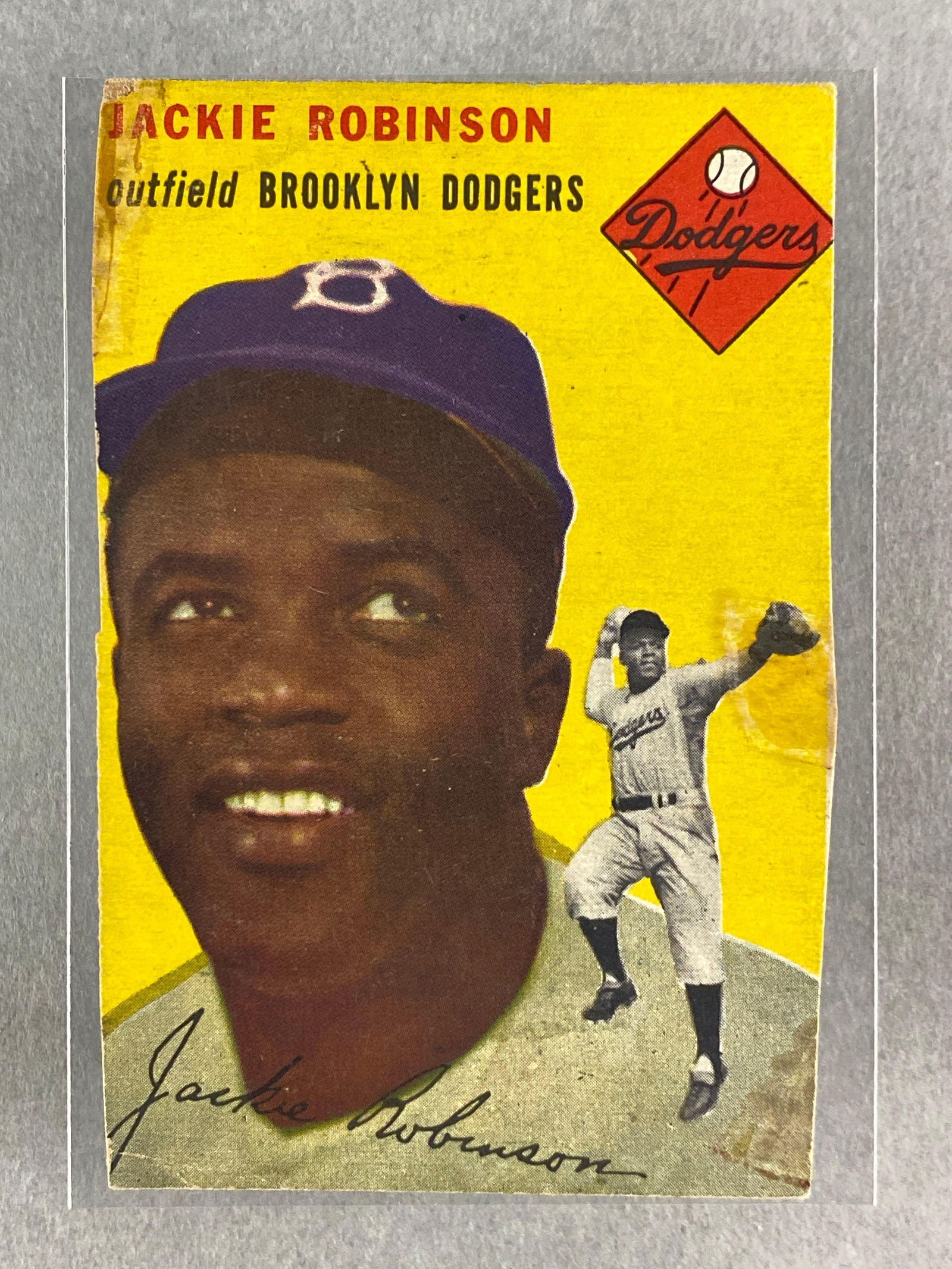 1954 Topps Jackie Robinson #10 (1 of 2)