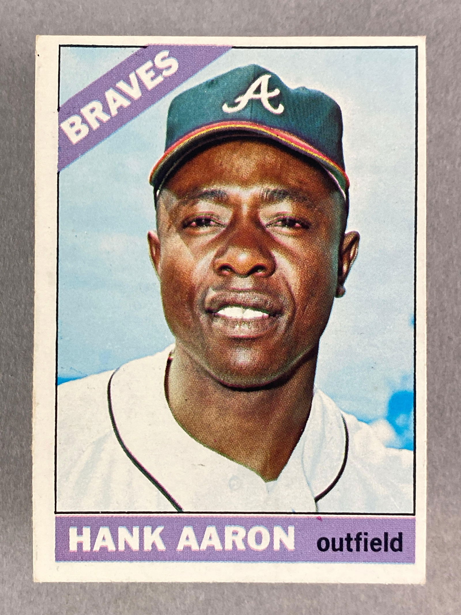 1966 Topps Hank Aaron #500 (1 of 2)