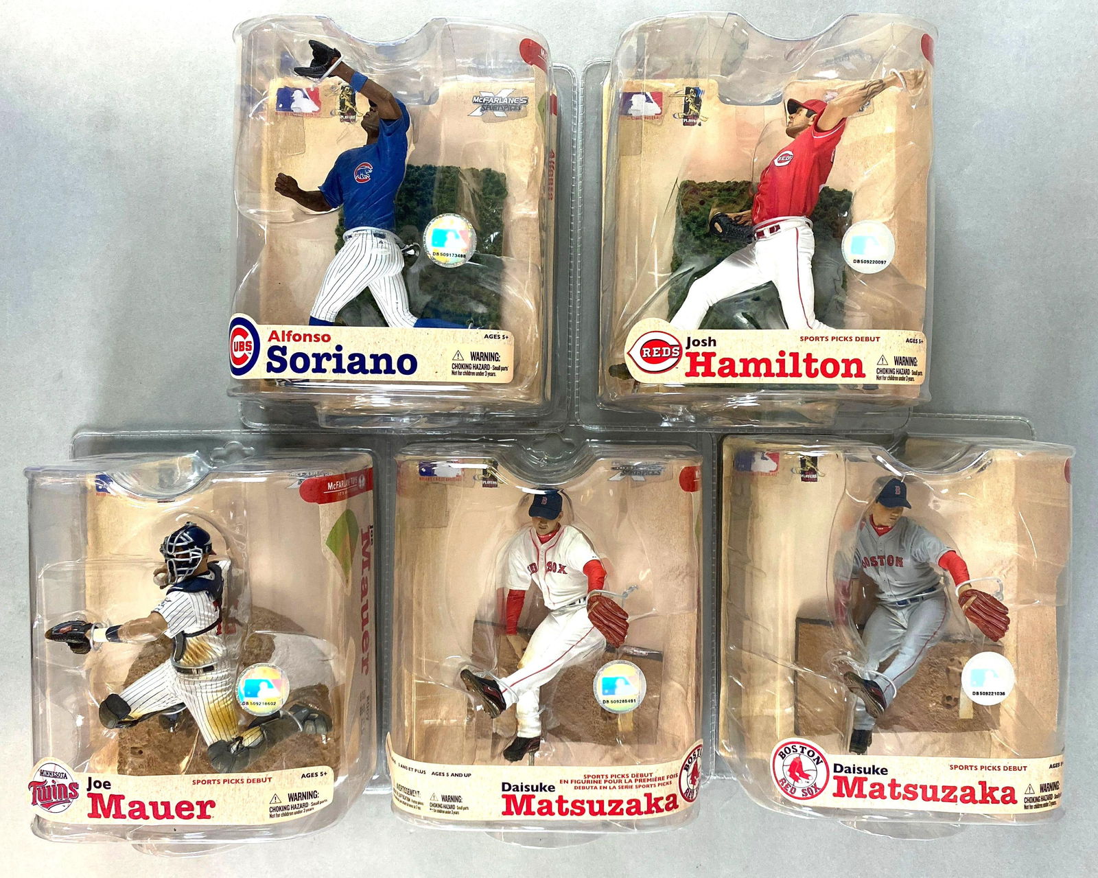 5 - 2008 McFarlane Series 21 Baseball Figures with Variant (1 of 4)