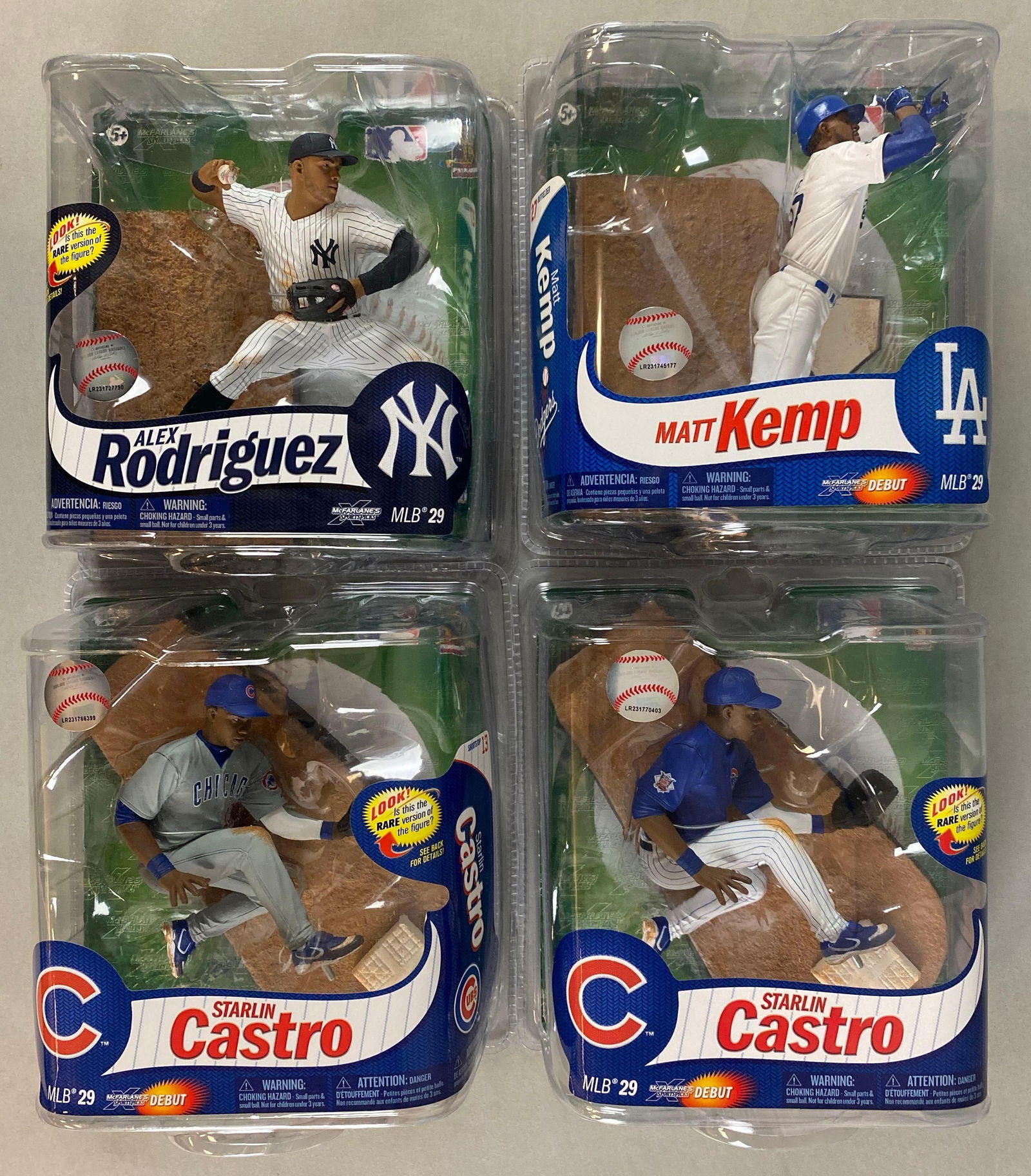 4 - 2012 McFarlane Series 29 Baseball Figures with Variants (1 of 2)